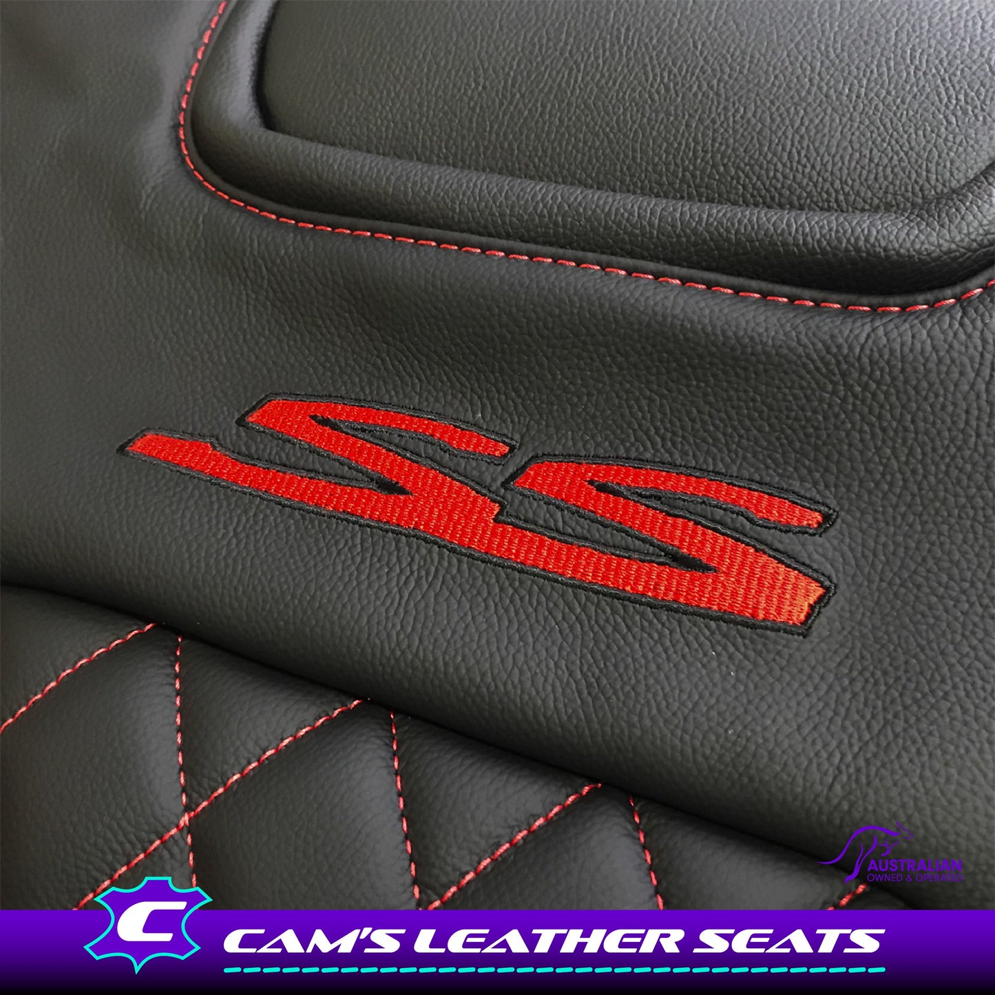 LEATHER SEATS TRIM KIT FOR HOLDEN VE SS SEDAN DIAMOND STITCH CHOOSE COLOUR