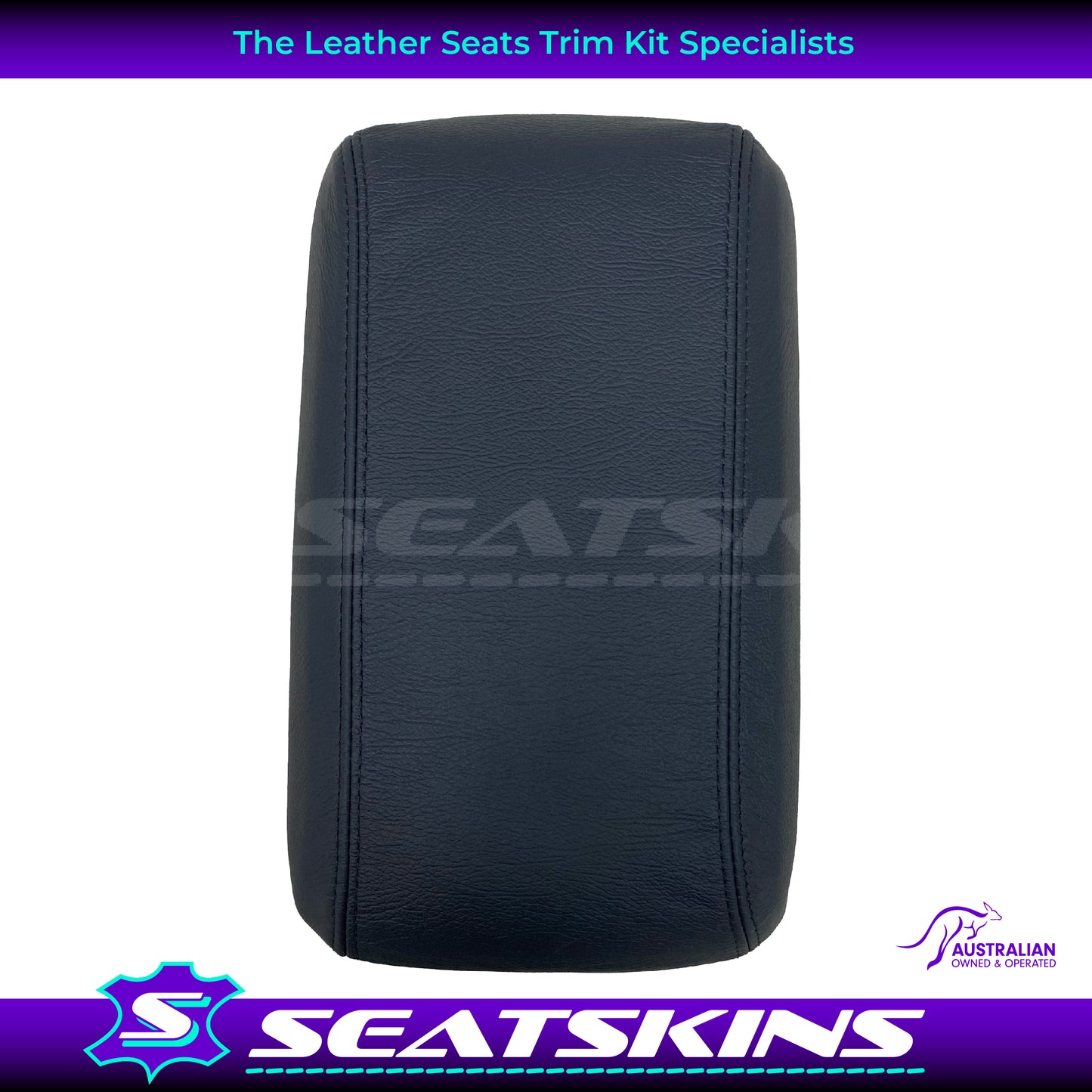 CONSOLE COVER LEATHER ARM REST COVER TO FIT VY OR VZ HOLDEN HSV ANTHRACITE