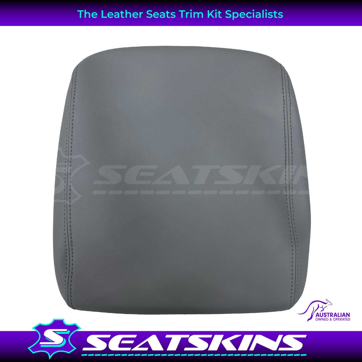 CUSTOM CONSOLE LID COVER FOR 100 SERIES SAHARA LANDCRUISER LIGHT GREY