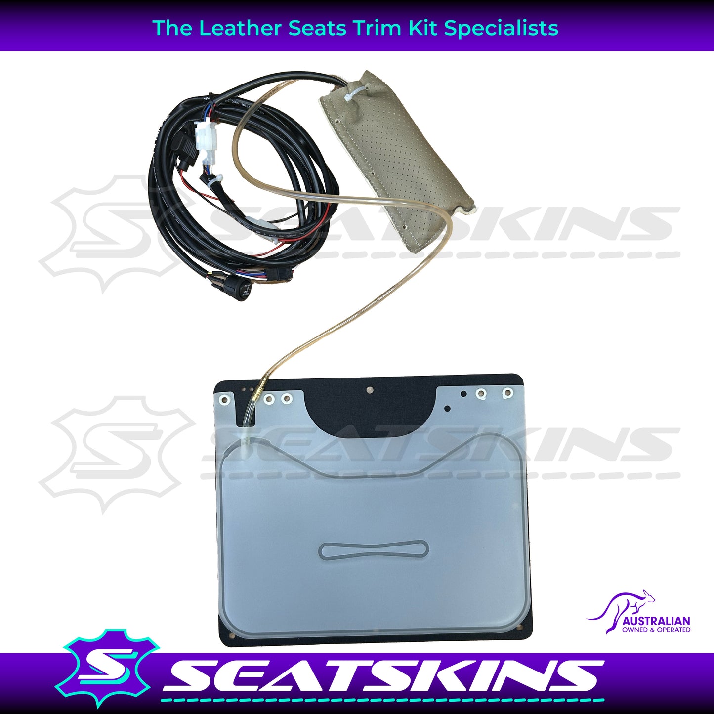 Seat Lumbar Support System Universal Electric 12V for 2 Seats