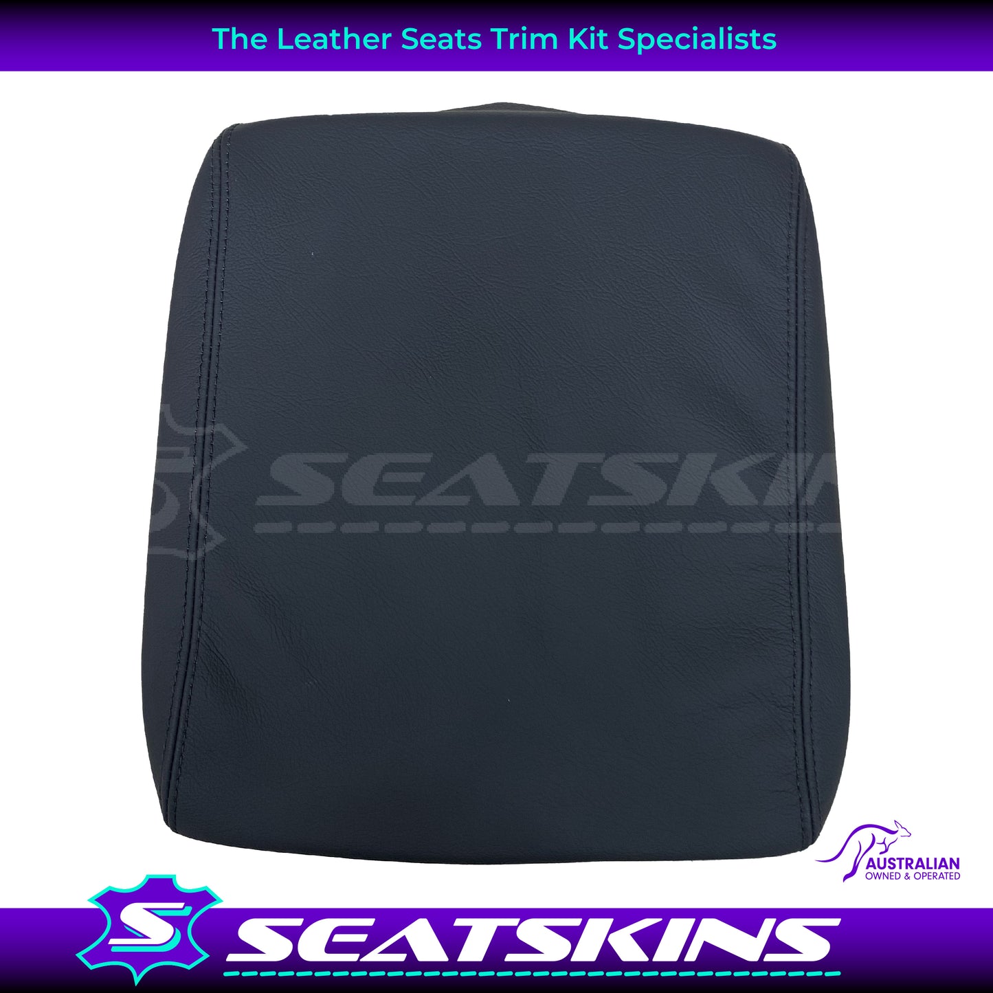 CONSOLE COVER LEATHER ARM REST FOR TOYOTA LANDCRUISER 200 SERIES DARK GREY