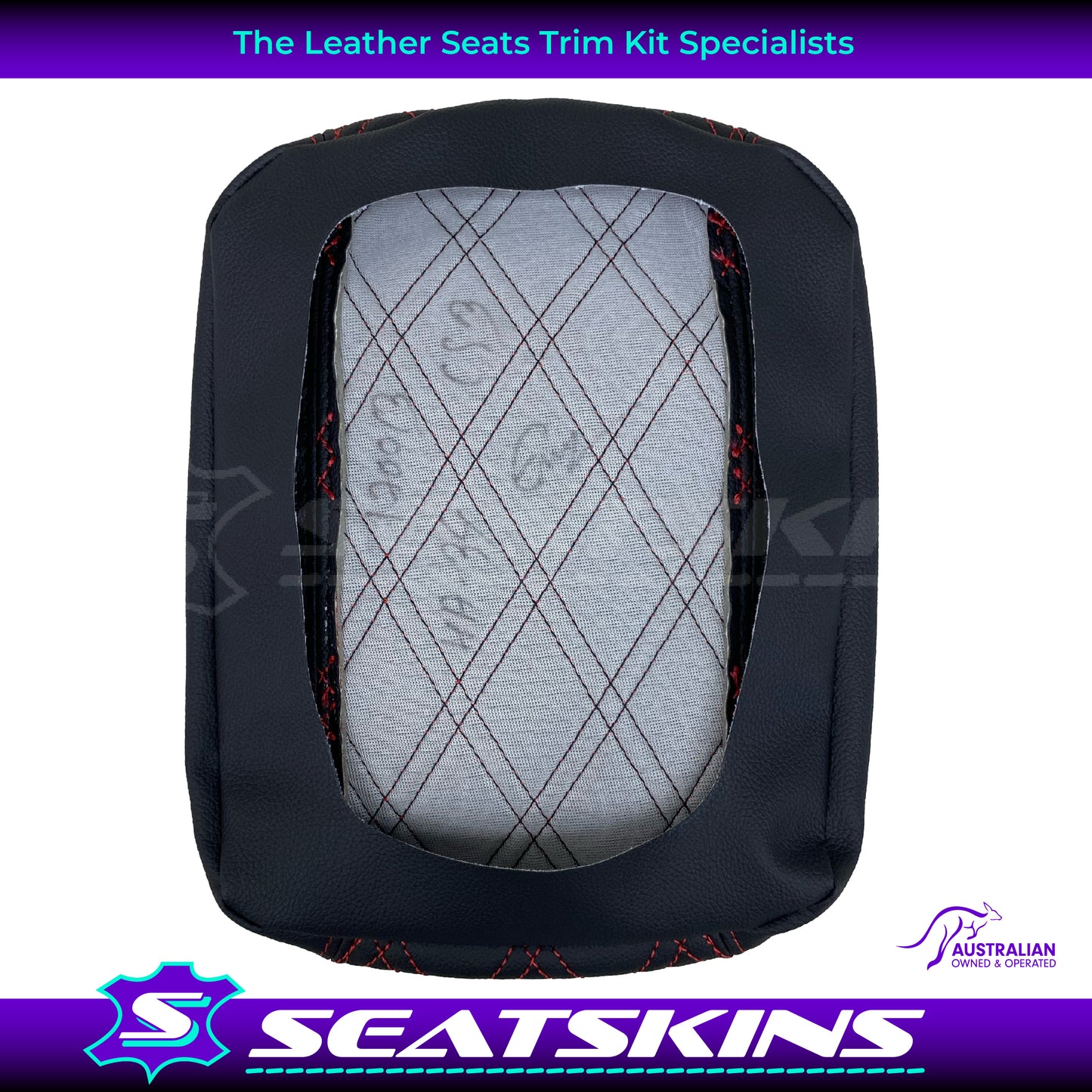 CONSOLE COVER ARM REST CUSTOM TO FIT HOLDEN VE VF MID DOUBLE DIAMOND CHOOSE COLOUR