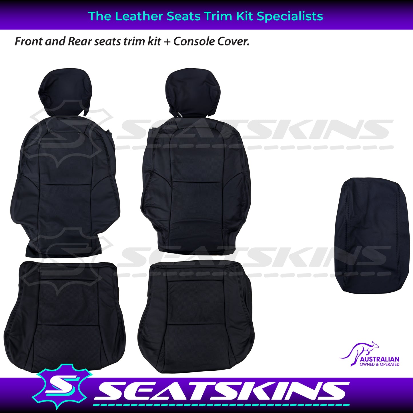 LEATHER SEATS TRIM KIT FOR VX/VY MONARO COUPE ANTHRACITE