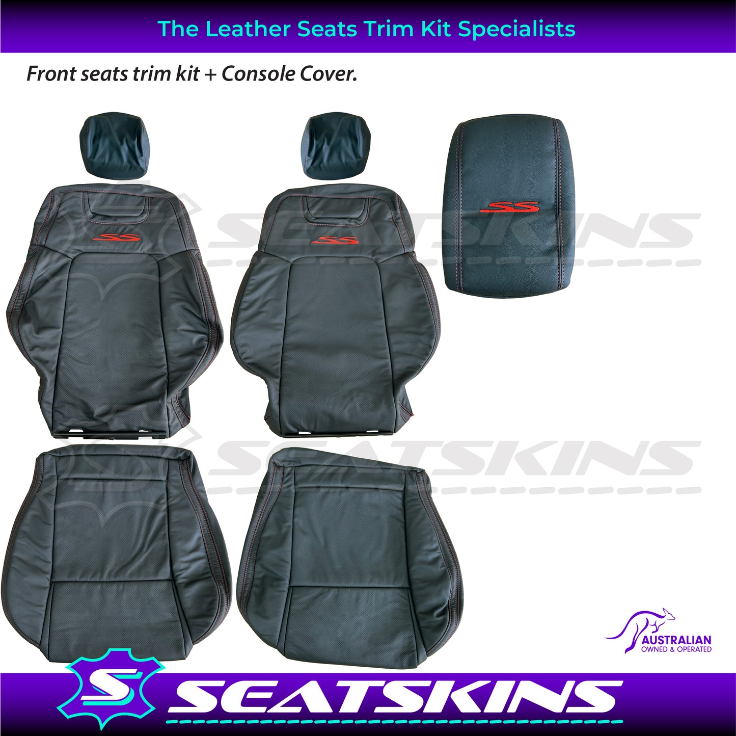 LEATHER SEATS TRIM KIT FOR VE SS UTE CHOOSE YOUR COLOUR