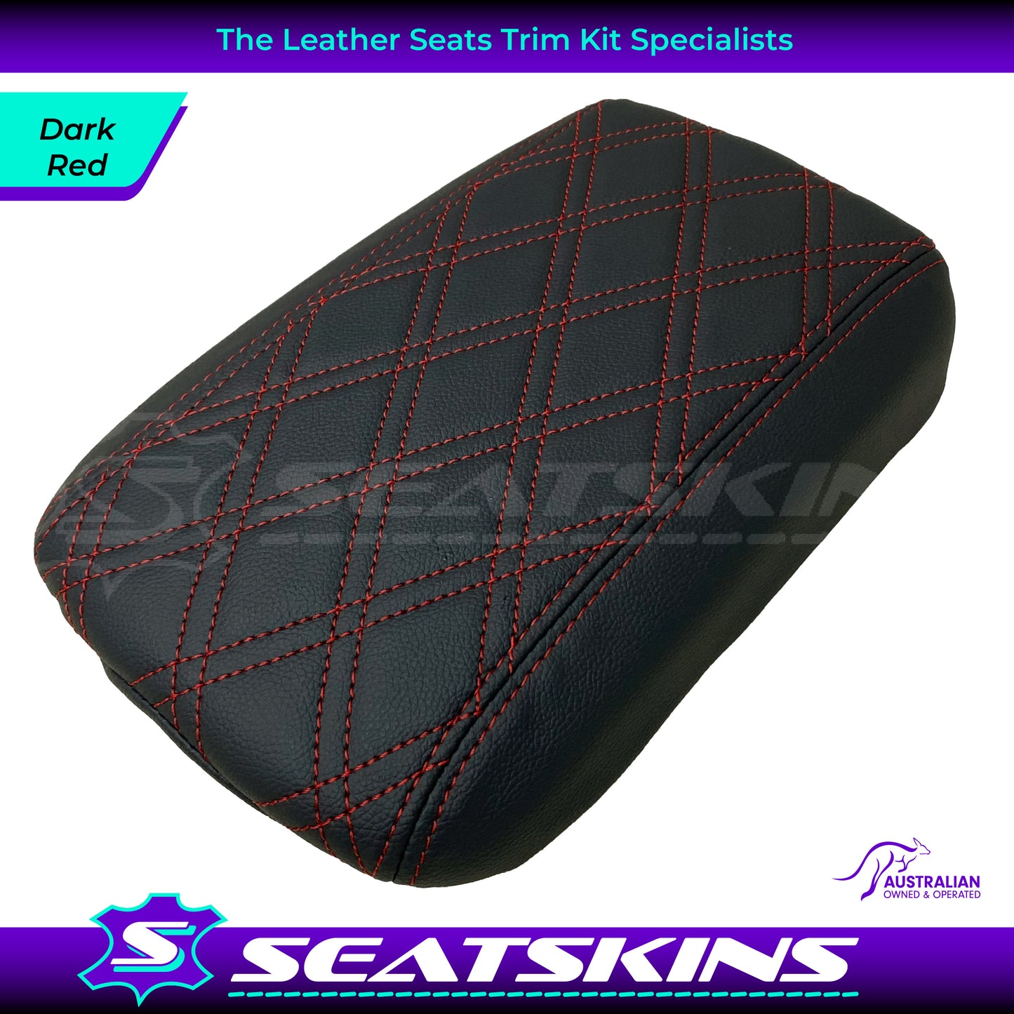 CONSOLE COVER ARM REST CUSTOM TO FIT HOLDEN VE VF MID DOUBLE DIAMOND CHOOSE COLOUR