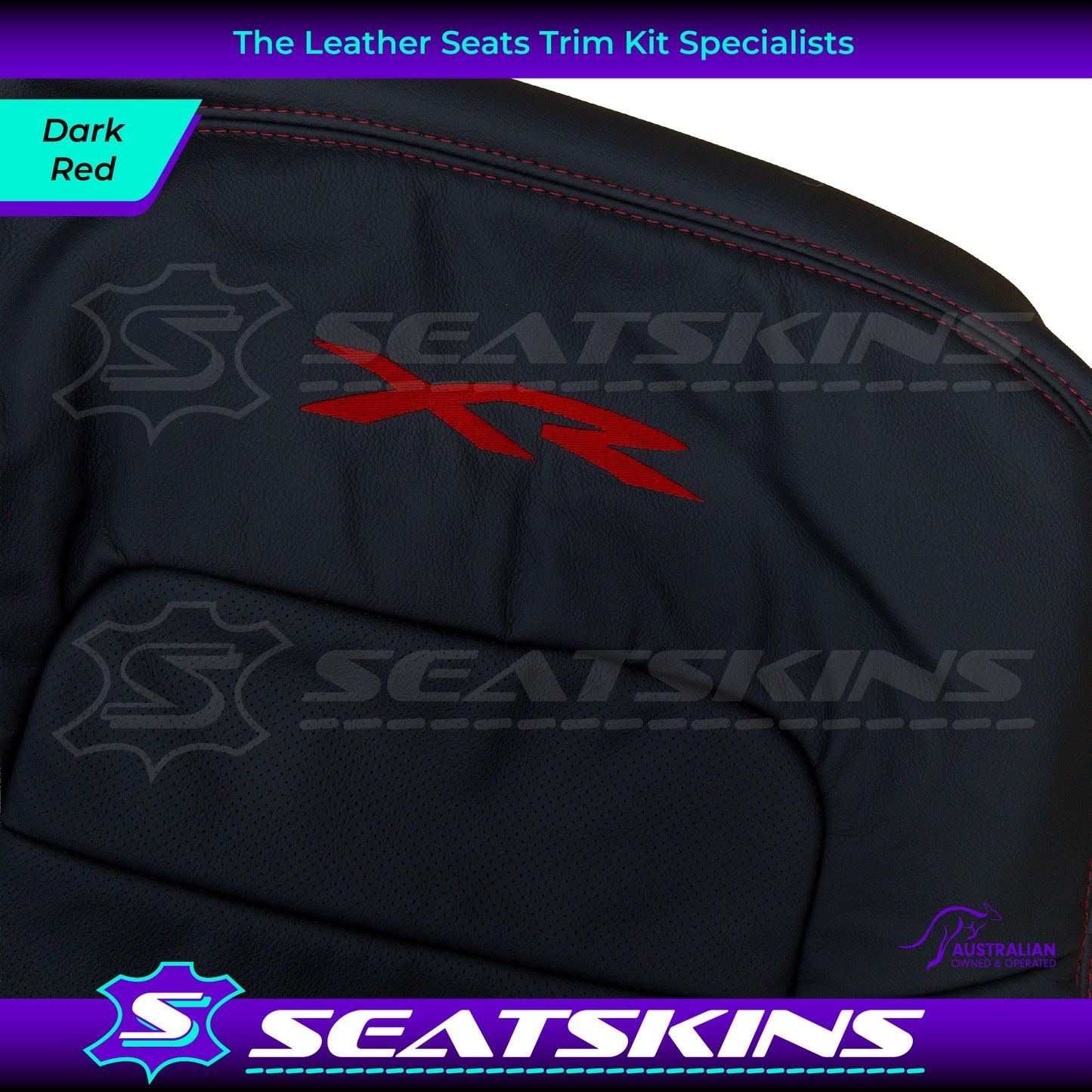 LEATHER SEATS TRIM KIT FOR FORD BA/BF CHOOSE YOUR COLOUR XR LOGO OEM STYLE
