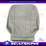 LEATHER SEATS TRIM KIT FOR TOYOTA 100 SERIES LIGHT BEIGE 2 FRONT SEATS GX/GXL