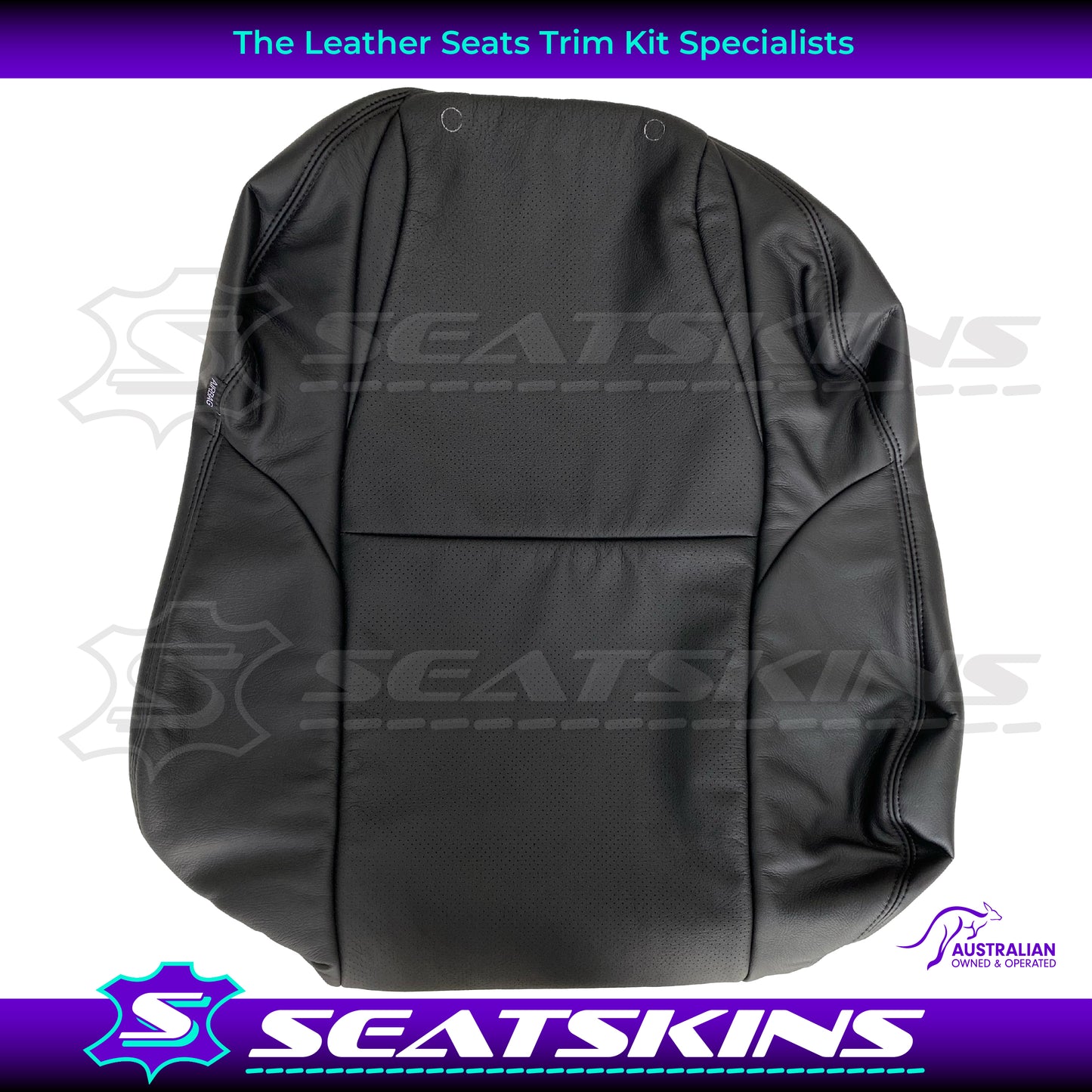 LEATHER SEATS TRIM KIT FOR HOLDEN MONARO VZ BLACK ANTHRACITE