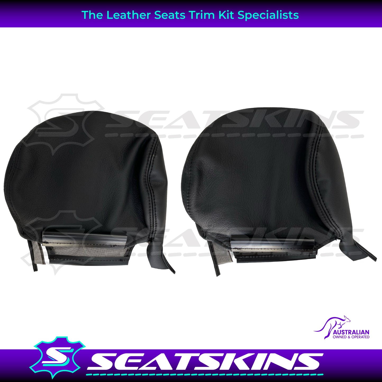 LEATHER SEATS TRIM KIT FOR HOLDEN MONARO VZ BLACK ANTHRACITE