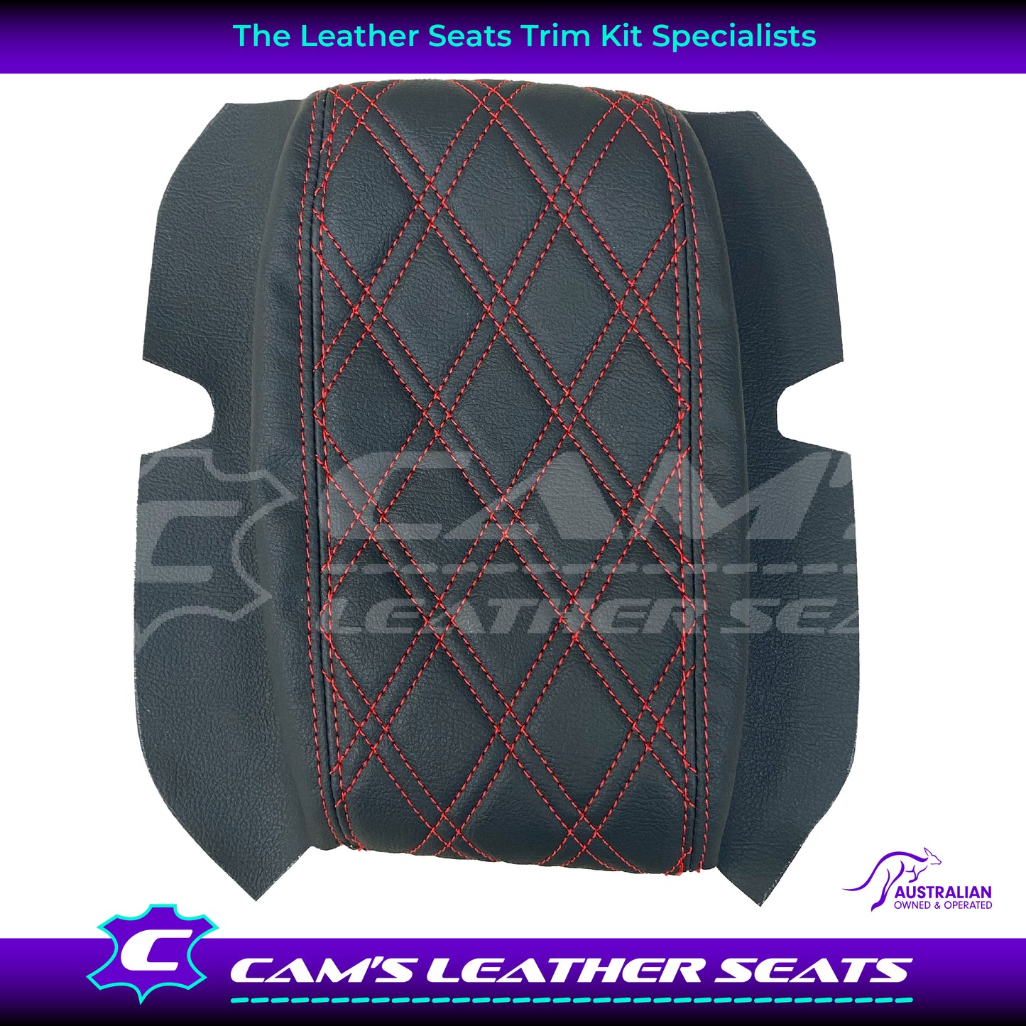 CUSTOM CONSOLE COVER TO FIT HOLDEN VT VX VU TWIN DIAMOND STITCH CHOOSE COLOUR