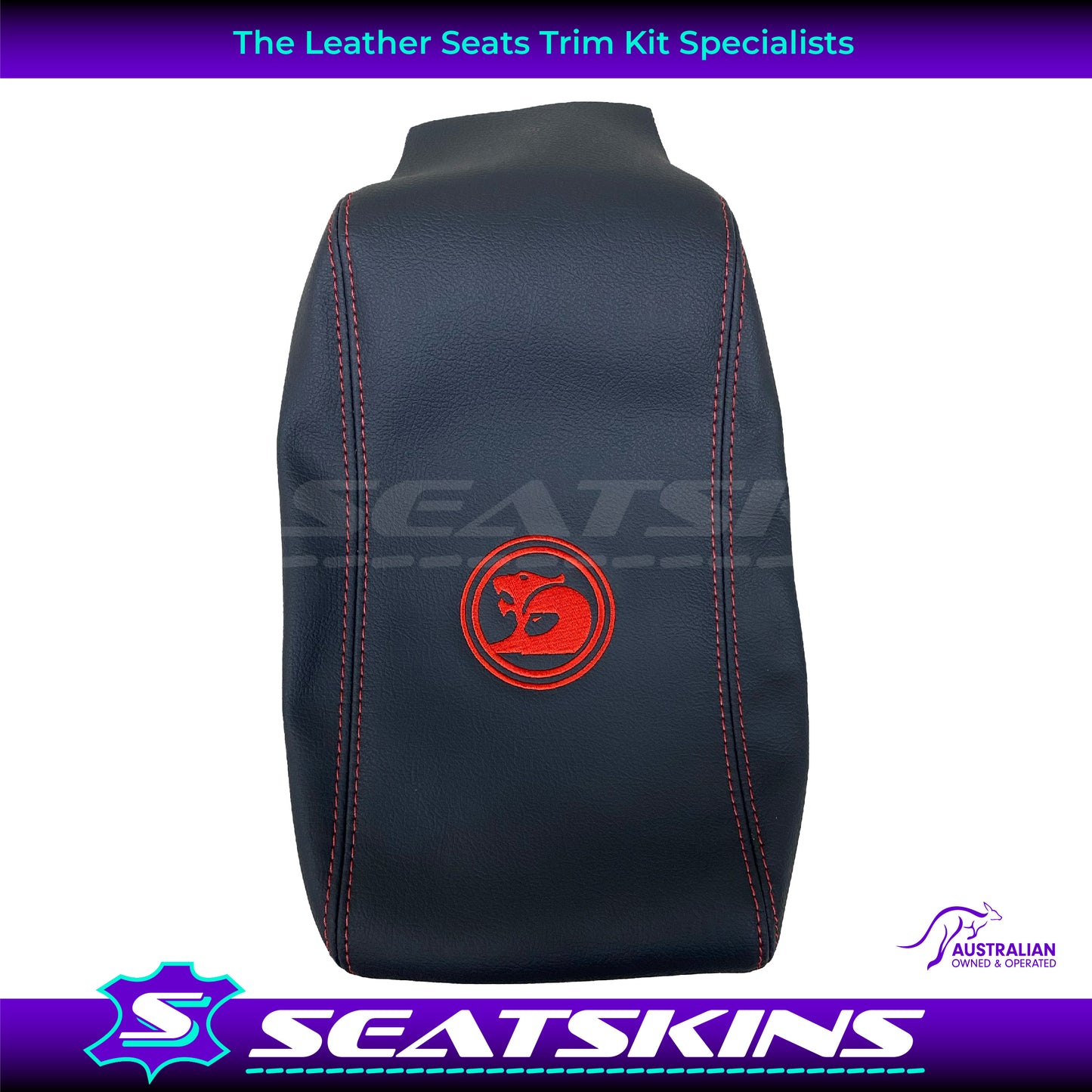 CUSTOM CONSOLE COVER TO FIT HOLDEN VY VZ HSV LOGO CHOOSE COLOUR