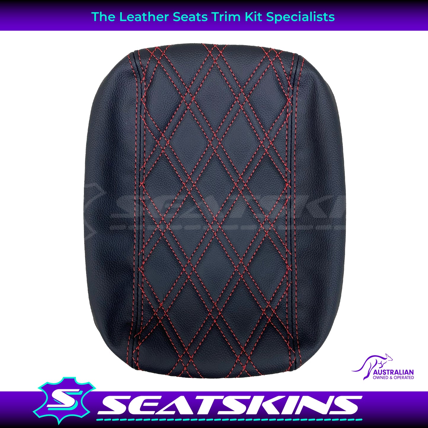 CONSOLE COVER ARM REST CUSTOM TO FIT HOLDEN VE VF MID DOUBLE DIAMOND CHOOSE COLOUR