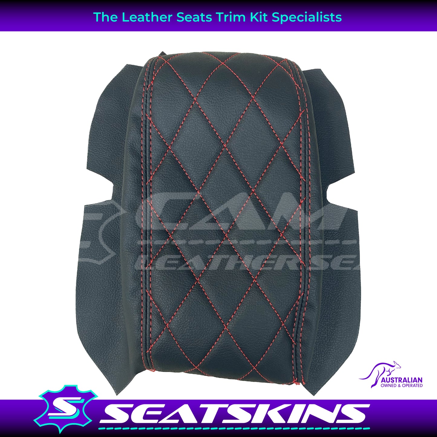 CUSTOM CONSOLE COVER TO FIT HOLDEN VT VX VU DIAMOND STITCH CHOOSE COLOUR