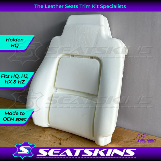 Foam Backrest Cushion Pad to fit Holden HQ HJ HX HZ for driver or passenger front seat