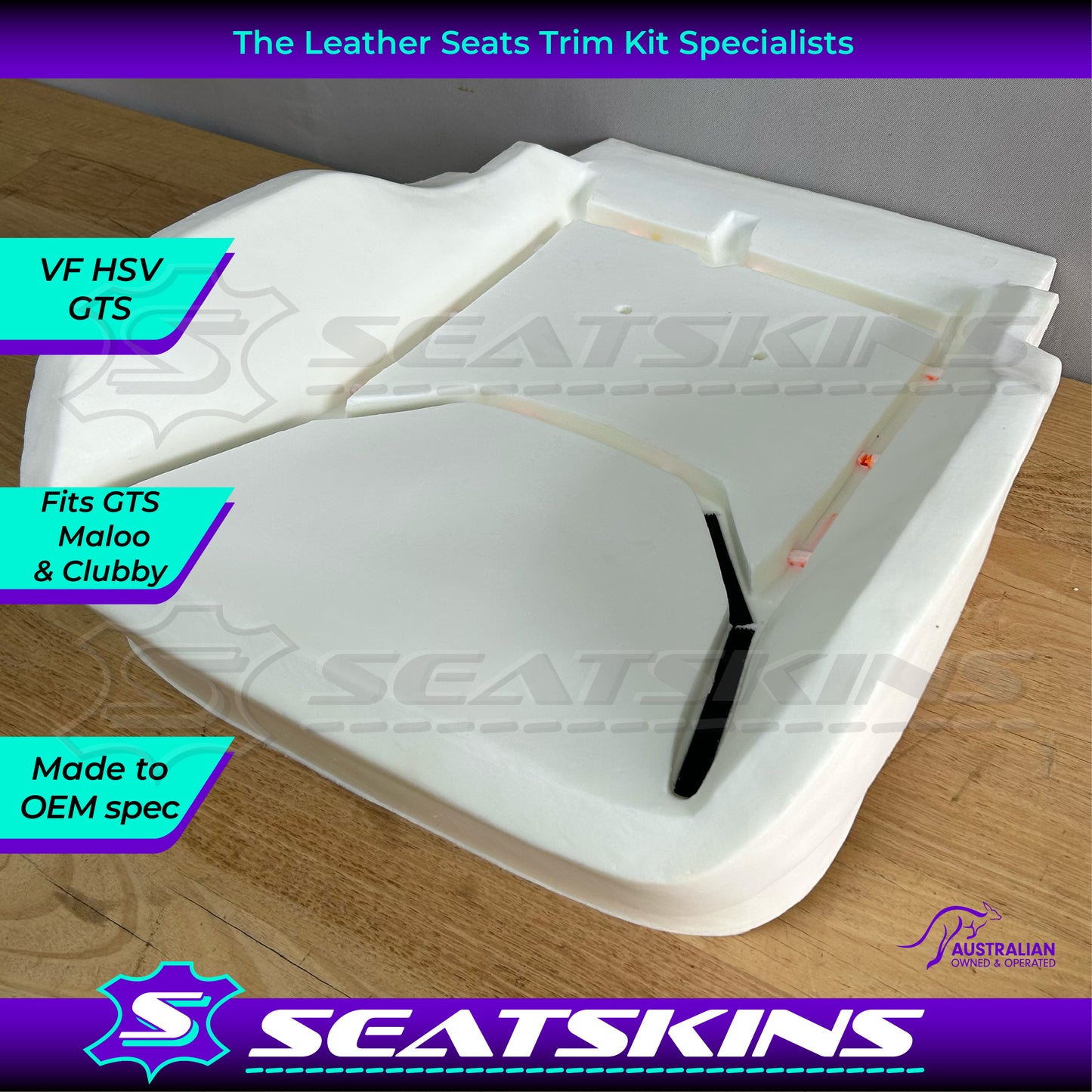 Foam Base Cushion Pad to fit Holden VF HSV GTS Clubsport Maloo for driver or passenger front seat