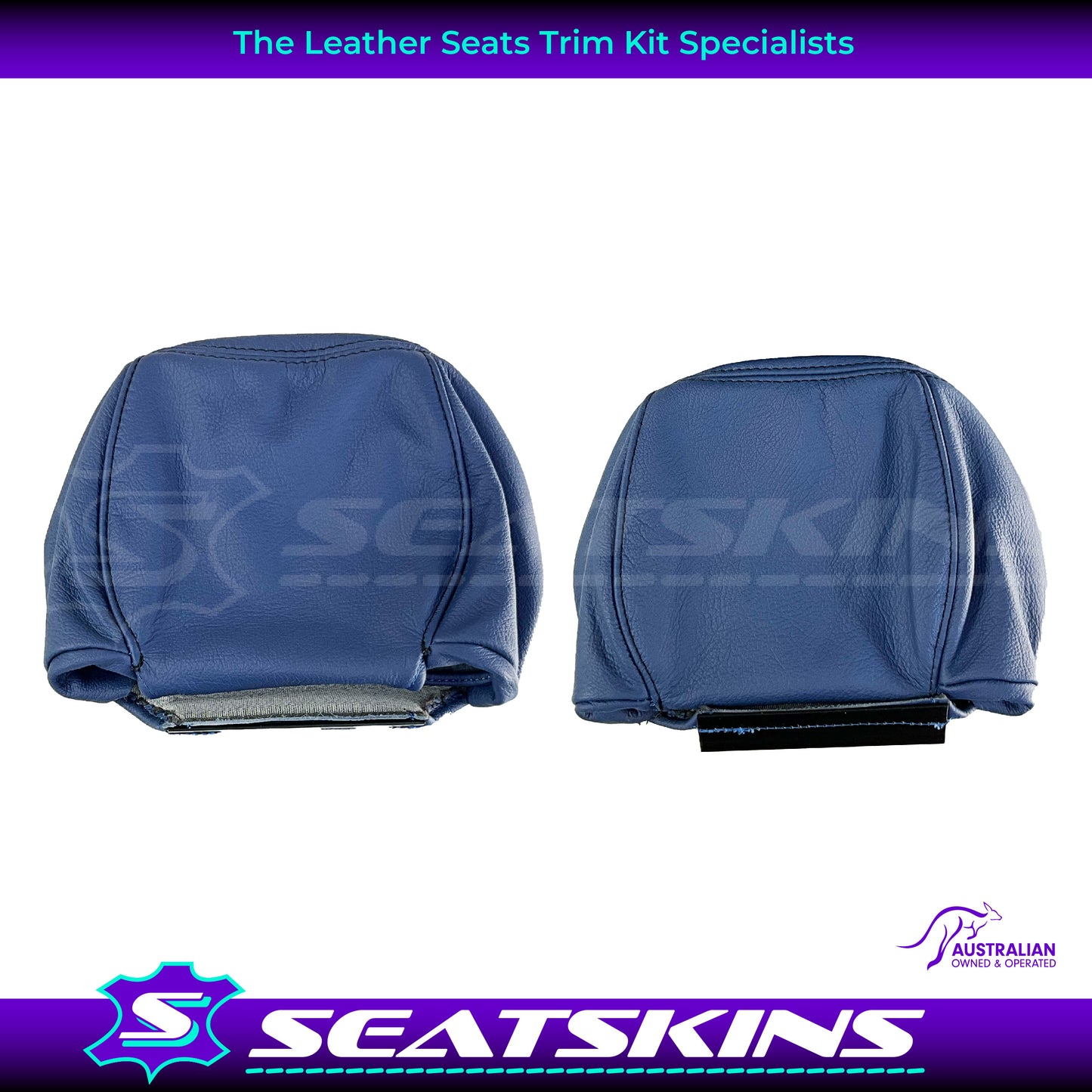 LEATHER SEATS TRIM KIT FOR HOLDEN VY S2 / VZ SS UTE BLUE FACTORY STYLE