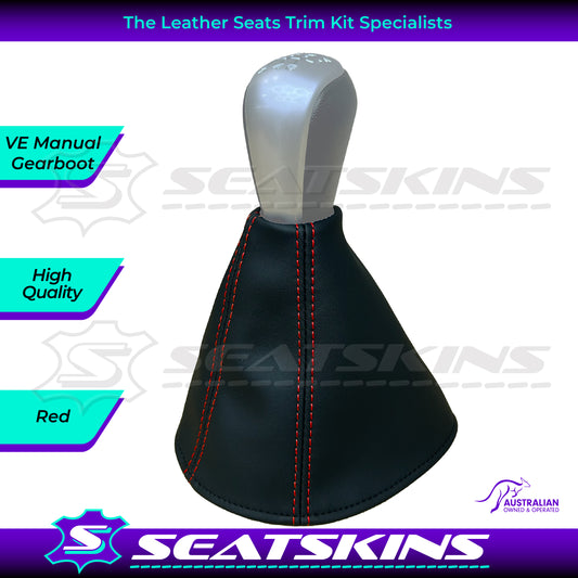GEAR SHIFT BOOT COVER CUSTOM TO FIT HOLDEN VE MANUAL CHOOSE STITCHING COLOUR