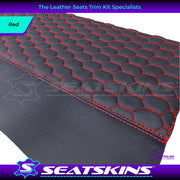 DOOR INSERT & ARMREST TRIMS X4 TO FIT HOLDEN VE HEXAGON STITCH CHOOSE COLOUR