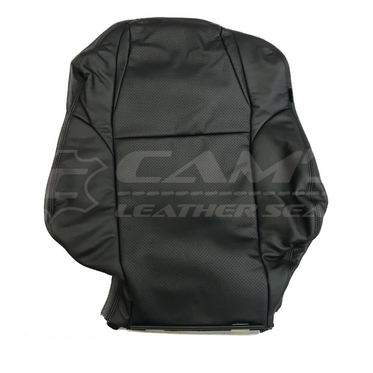 Leather trim for HOLDEN monaro VZ front seat back rest anthracite lh or rh