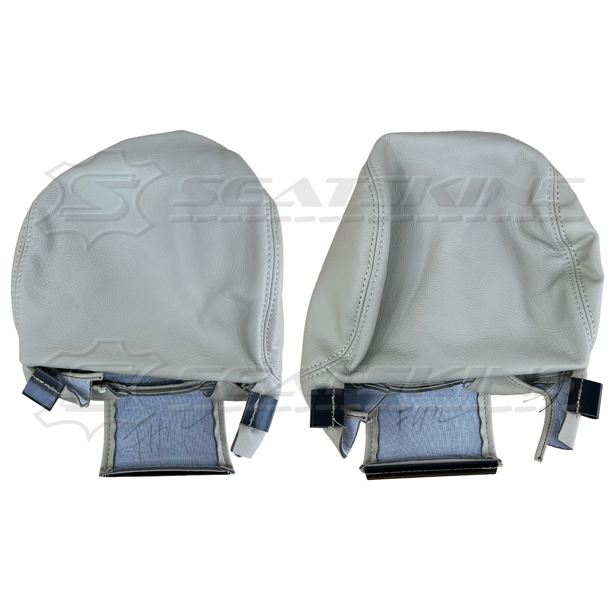 LEATHER SEATS TRIM KIT FOR TOYOTA 100 SERIES LIGHT BEIGE 2 FRONT SEATS GX/GXL