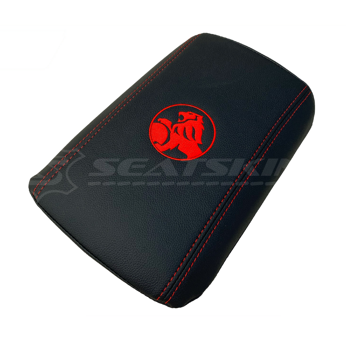 CONSOLE COVER ARM REST CUSTOM TO FIT HOLDEN VE VF LOW SHAPE LION LOGO CHOOSE COLOUR