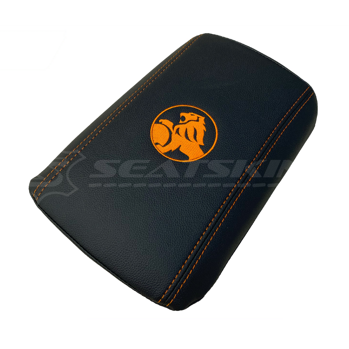 CONSOLE COVER ARM REST CUSTOM TO FIT HOLDEN VE VF LOW SHAPE LION LOGO CHOOSE COLOUR