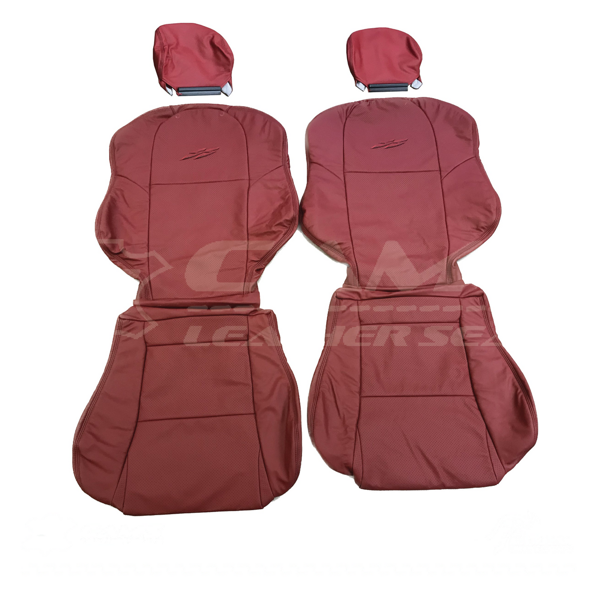 LEATHER SEATS TRIM KIT FOR HOLDEN VY SERIES 1 SS UTE RED HOT FACTORY STYLE