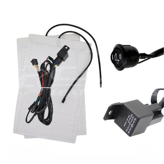 Seat heaters 1 seat universal car seat warmers, dual heat setting switch, 12v
