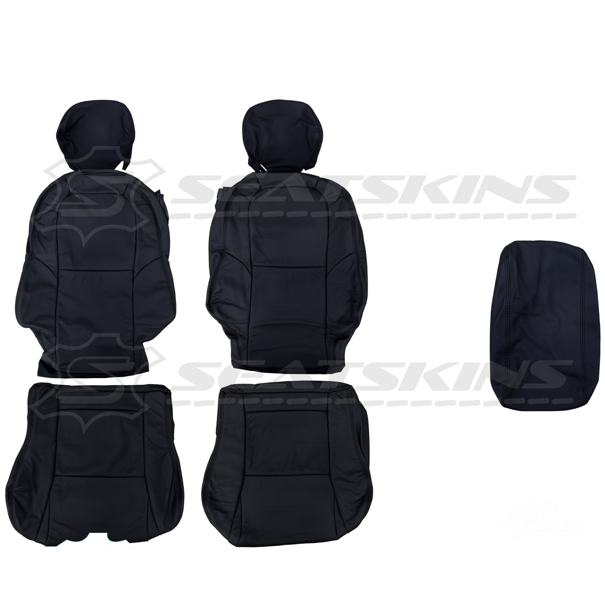 LEATHER SEATS TRIM KIT FOR VX/VY MONARO 2 SEATS BLACK LEATHER