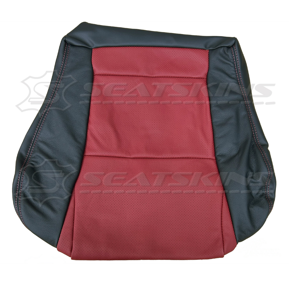 LEATHER SEATS TRIM KIT FOR HOLDEN SS VY SERIES 2 / VZ UTE RED AND ANTHRACITE LEATHER