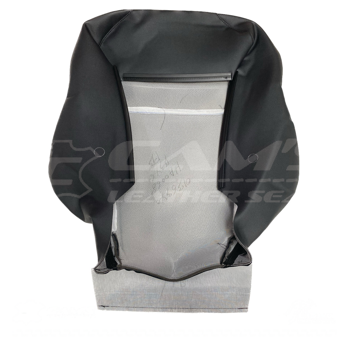 LEATHER TRIM FOR HOLDEN FRONT SEAT BACK REST VT/VX/VU SS ANTHRACITE LH OR RH