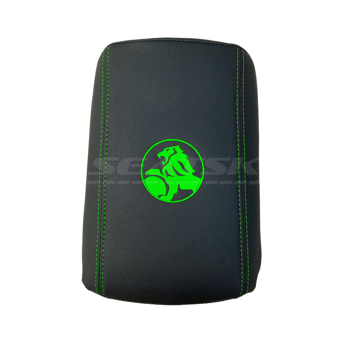CONSOLE COVER ARM REST CUSTOM TO FIT HOLDEN VE VF LOW SHAPE LION LOGO CHOOSE COLOUR