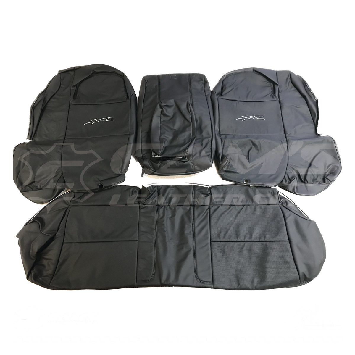 LEATHER SEATS TRIM KIT FOR HOLDEN VZ SSZ SEDAN ANTHRACITE BLACK