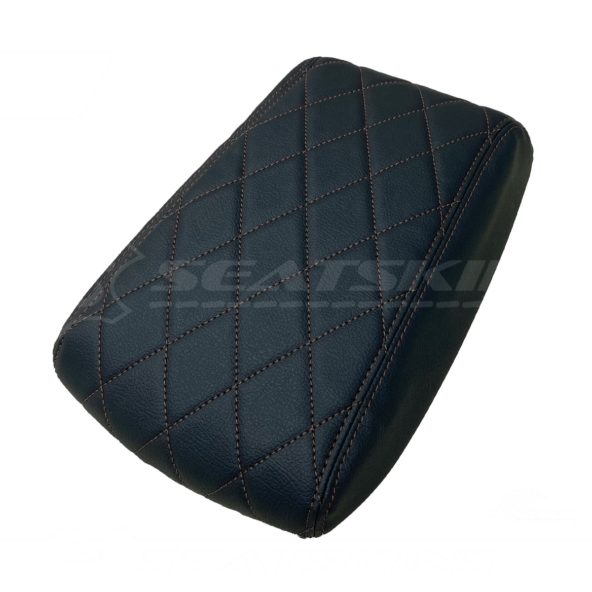 CONSOLE COVER ARM REST CUSTOM TO FIT FORD BA BF DIAMOND STITCH CHOOSE COLOUR
