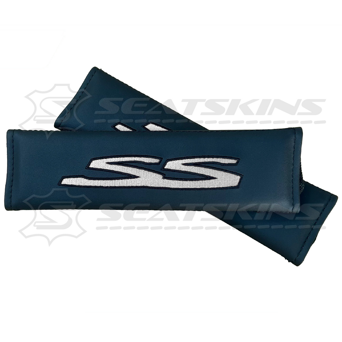 Seatbelt shoulder pads for HOLDEN VE SS logo embroidered choose colour – product view 14