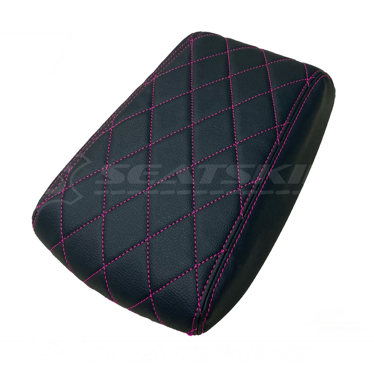 CONSOLE COVER ARM REST CUSTOM TO FIT FORD BA BF DIAMOND STITCH CHOOSE COLOUR
