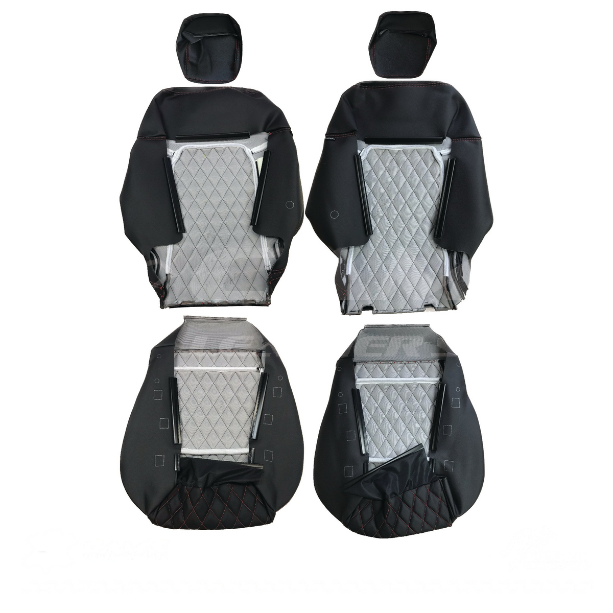 LEATHER SEATS TRIM KIT FOR HOLDEN VE SS 5 SEATS DIAMOND STITCH CHOOSE COLOUR