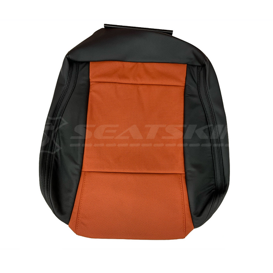 LEATHER TRIM FOR HOLDEN FRONT SEAT BASE VE SS SSV ONYX ORANGE LH OR RH