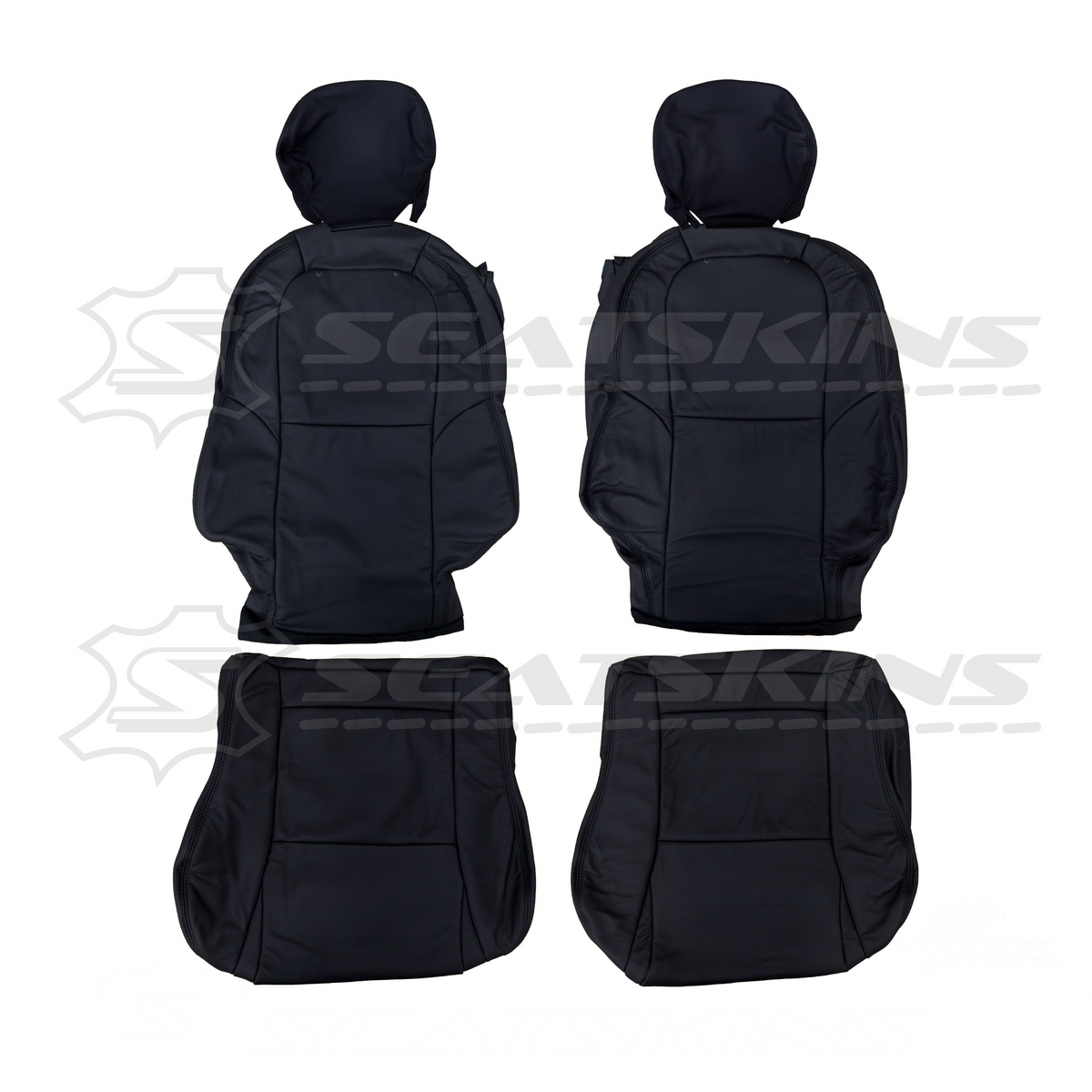 LEATHER SEATS TRIM KIT FOR VX/VY MONARO 2 SEATS BLACK LEATHER