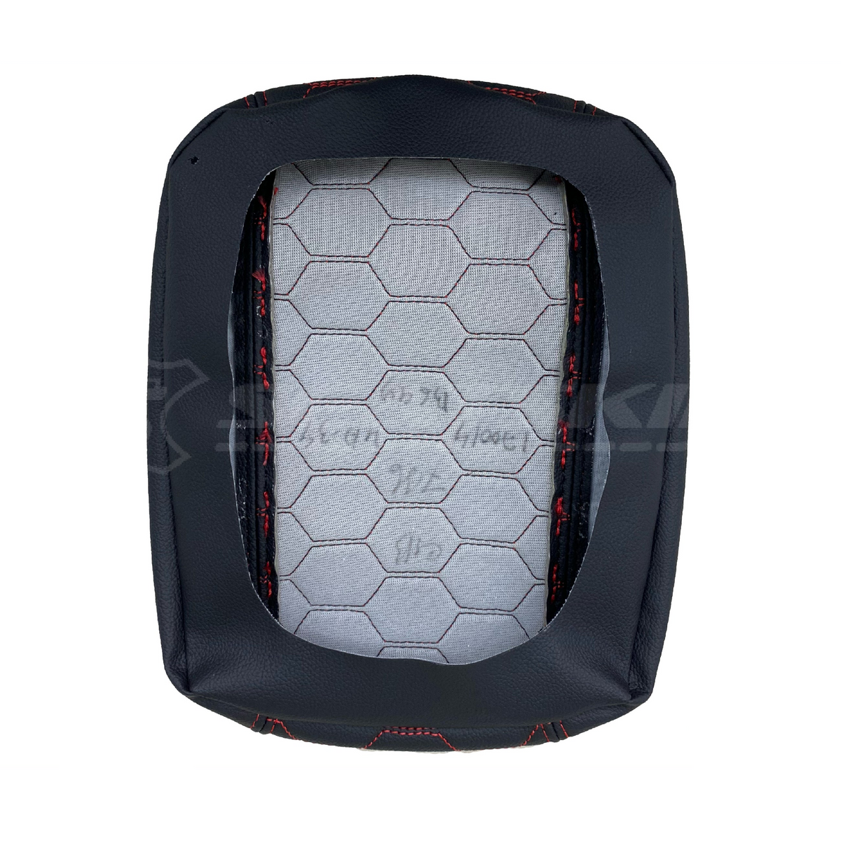 CONSOLE COVER ARM REST CUSTOM TO FIT HOLDEN VE VF MID HEXAGON STITCH CHOOSE COLOUR