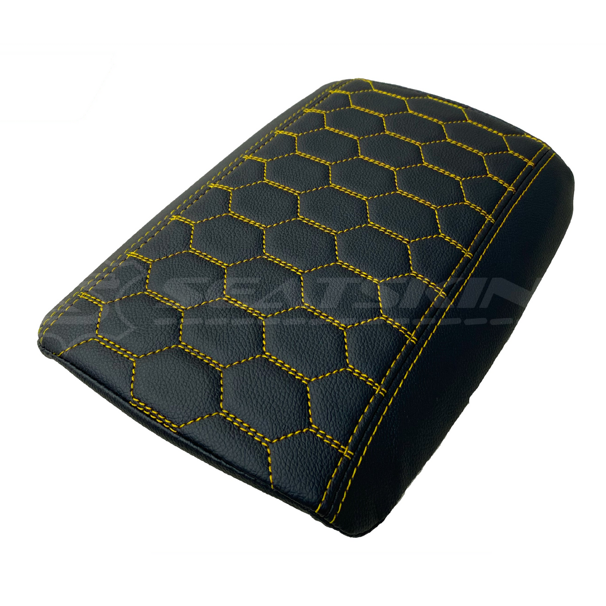 CONSOLE COVER ARM REST CUSTOM TO FIT HOLDEN VE VF LOW HEXAGON STITCH CHOOSE COLOUR