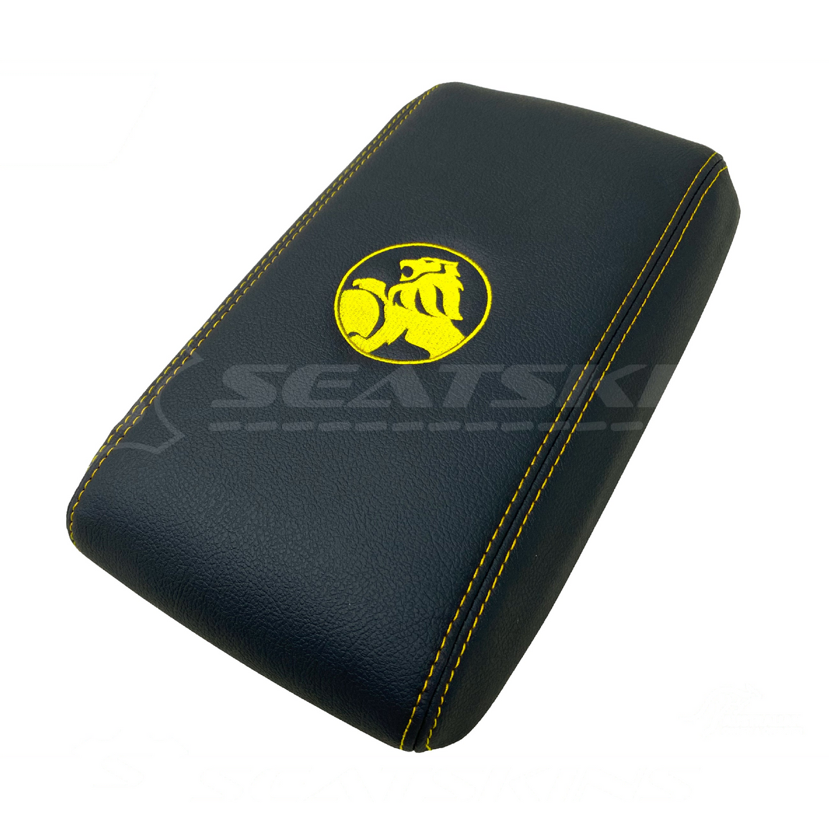 CONSOLE COVER ARM REST CUSTOM TO FIT HOLDEN VY VZ LION LOGO CHOOSE COLOUR