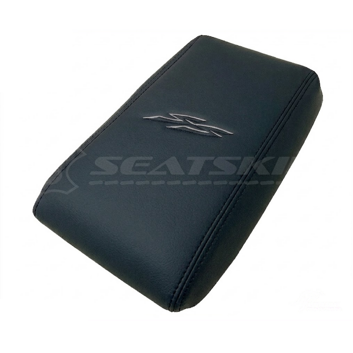 CONSOLE COVER ARM REST CUSTOM TO FIT HOLDEN VY VZ SS LOGO BLACK STITCH