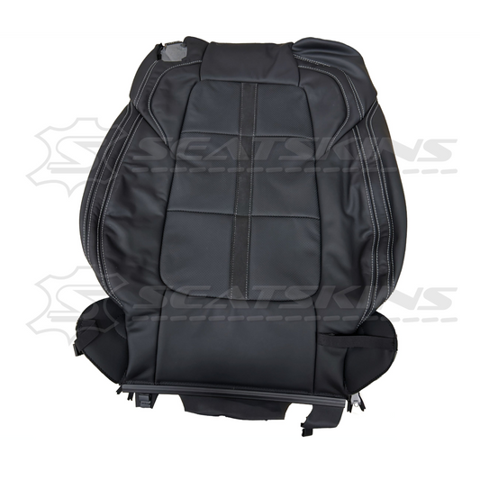 SINGLE LEATHER TRIM FOR HOLDEN VF SS/SSV UTE FRONT SEAT BACKREST RH OR LH