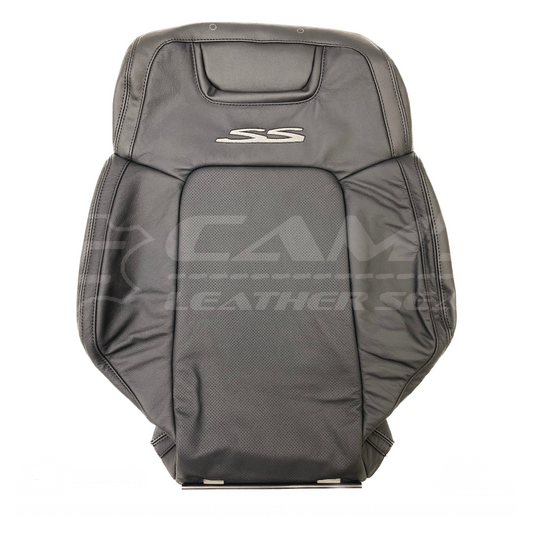 Leather trim for HOLDEN front seat back rest VE SS SSV onyx black lh or rh