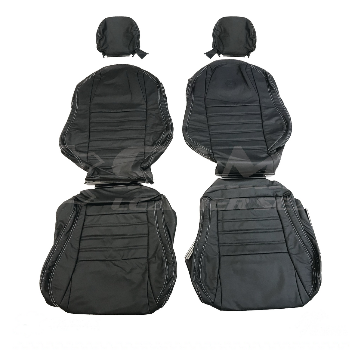LEATHER SEATS TRIM KIT FOR VZ HSV GTO MONARO COUPE ANTHRACITE FACTORY STYLE