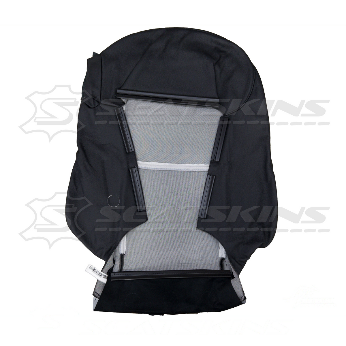 SINGLE LEATHER TRIM FOR VY/VX MONARO BACKREST BLACK LEATHER LH OR RH