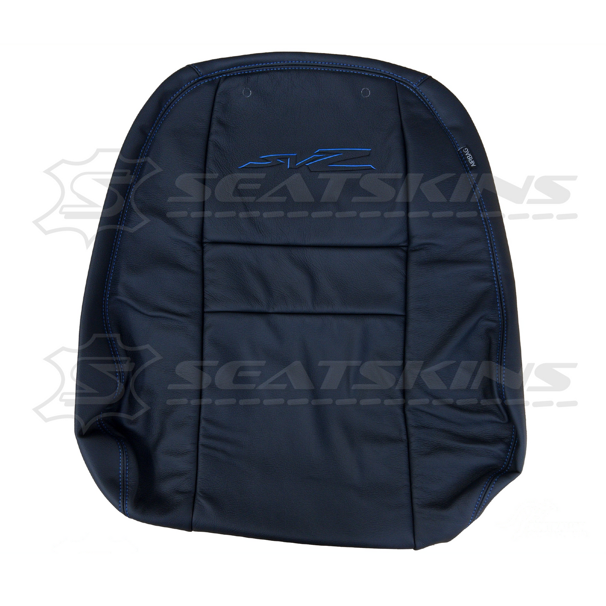 LEATHER SEATS TRIM KIT FOR HOLDEN VZ SVZ 2 SEATS BLUE STITCHING SVZ LOGO