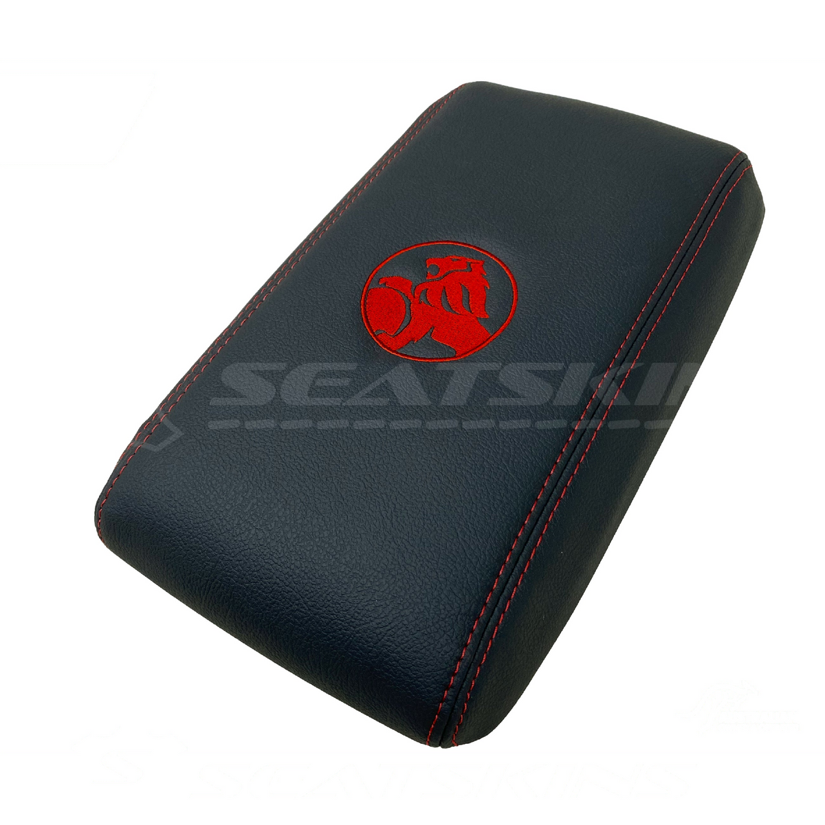 CONSOLE COVER ARM REST CUSTOM TO FIT HOLDEN VY VZ LION LOGO CHOOSE COLOUR