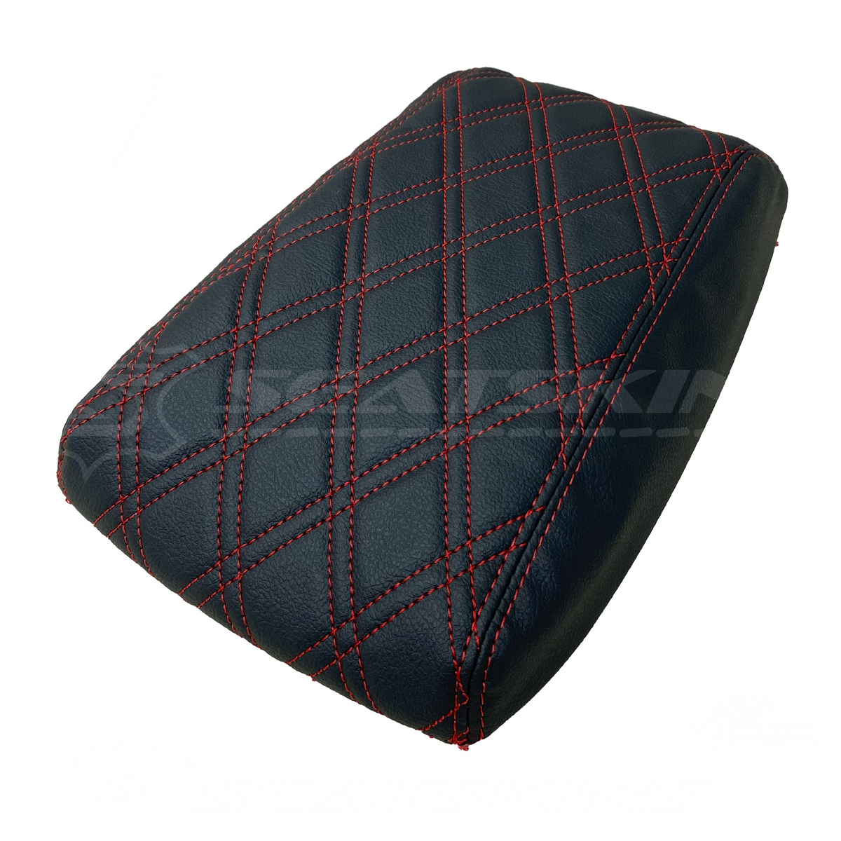 CONSOLE COVER ARM REST CUSTOM TO FIT FORD BA BF TWIN DIAMOND STITCH CHOOSE COLOUR